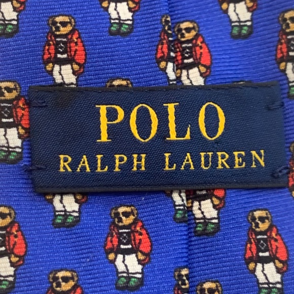 NWOT Vintage Limited Edition Boys Polo Ralph Lauren Silk Tie - Picture 5 of 8
